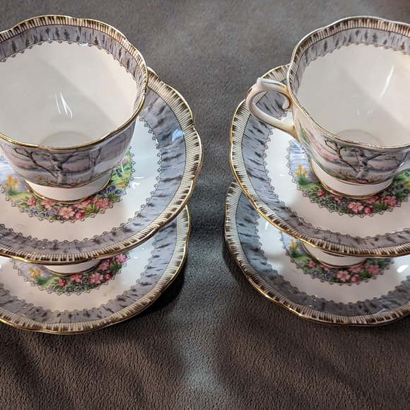 VINTAGE Royal Albert | Silver Birch | Tea Cup | 1975's | Beautiful Condition - Picture 8 of 10